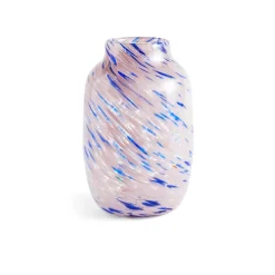Splash Round vas L, 30 cm Light pink-blue