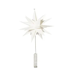 Sputnik toppstjärna Ø25 cm, Vit