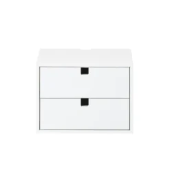 Square lådhurts, vit
