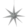 Star pappersstjärna Ø50 cm, Silver