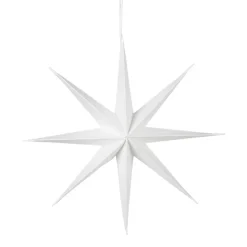 Star pappersstjärna Ø50 cm, White