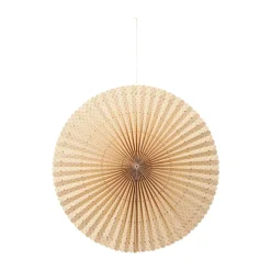 Stella rosette adventstjärna L Ø60 cm, Natural-harvest gold