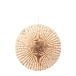 Stella rosette adventstjärna L Ø60 cm, Natural-pompeian red