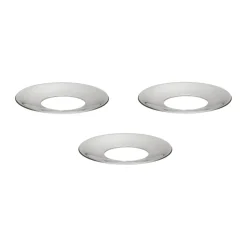 STOFF Nagel ljusmanschett 3-pack, Krom