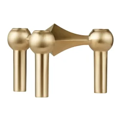 STOFF Nagel ljusstake, Borstad mässing