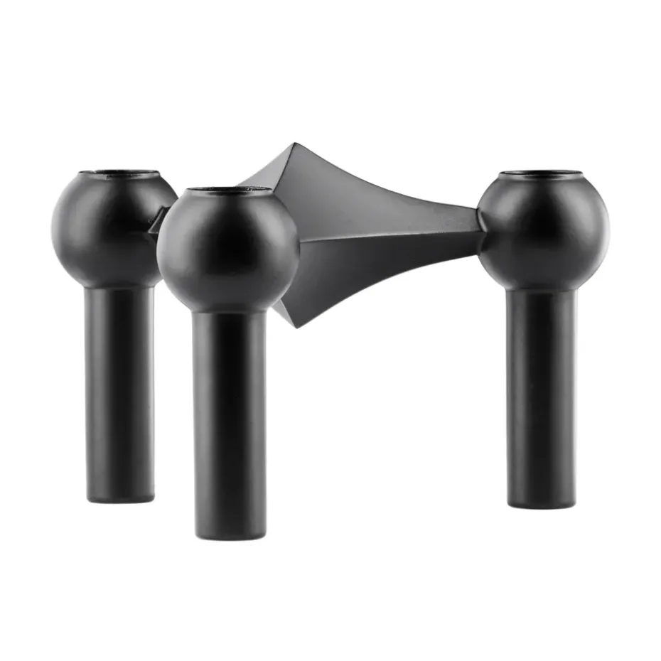 STOFF Nagel ljusstake, matt svart