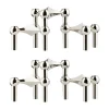 STOFF Nagel ljusstake 3-pack, krom