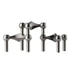 STOFF Nagel ljusstake 3-pack, Svart krom