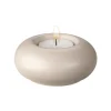 Stone ljuslykta Ø9 cm, Beige