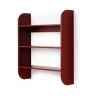 Strapats vägghylla 62x73,6 cm, Burgundy