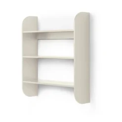Strapats vägghylla 62x73,6 cm, Off-white