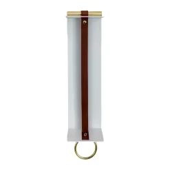 Strapp vägghylla 10x33 cm, White