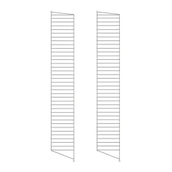 String golvgavel, Mörkgrå, 200x30 cm, 2-pack