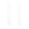 String golvgavel, vit, 200x30 cm, 2-pack