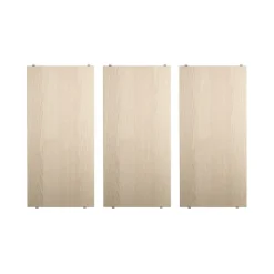 String hyllplan, ask, 58x30 cm, 3-pack