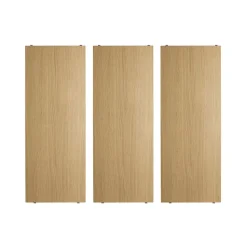 String hyllplan, ek, 78x30 cm, 3-pack