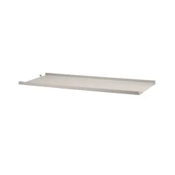 String hyllplan metall, beige, 78x30 cm, låg kant