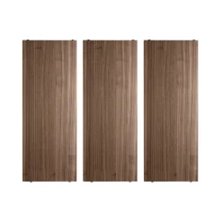 String hyllplan, valnöt, 78x30 cm, 3-pack