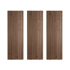 String hyllplan, valnöt, 58x20 cm, 3-pack