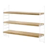 String Pocket hylla hylla ek-vit, ek-vit