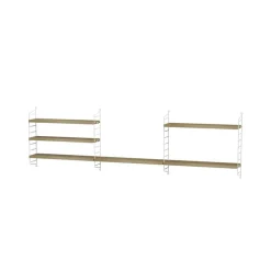 String Pocket hylla hylla ek-vit, ek-vit