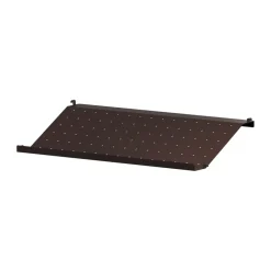 String skohylla metall, Mörkbrun, 58x30 cm
