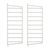 String väggavel, Beige, 50x20 cm, 2-pack