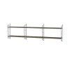 String väggavel, Svart, 50x20 cm, 2-pack