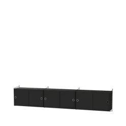 String väggavel, Svart, 50x30 cm, 2-pack
