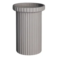 Stripe kruka stor h22 cm Ø12 cm, Sandy mole