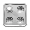 Stumpastaken Fyran, Polerad aluminium