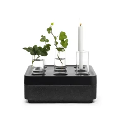 Stumpastaken Small gåvoset, svart, korkskål svart, 4-pack vaser, tändstickor