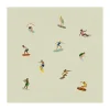 Surfers poster, Beige, 40x40 cm