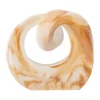 Swirl dekoration, Brun