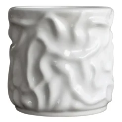 Swoon kruka Ø15 cm, Shiny white