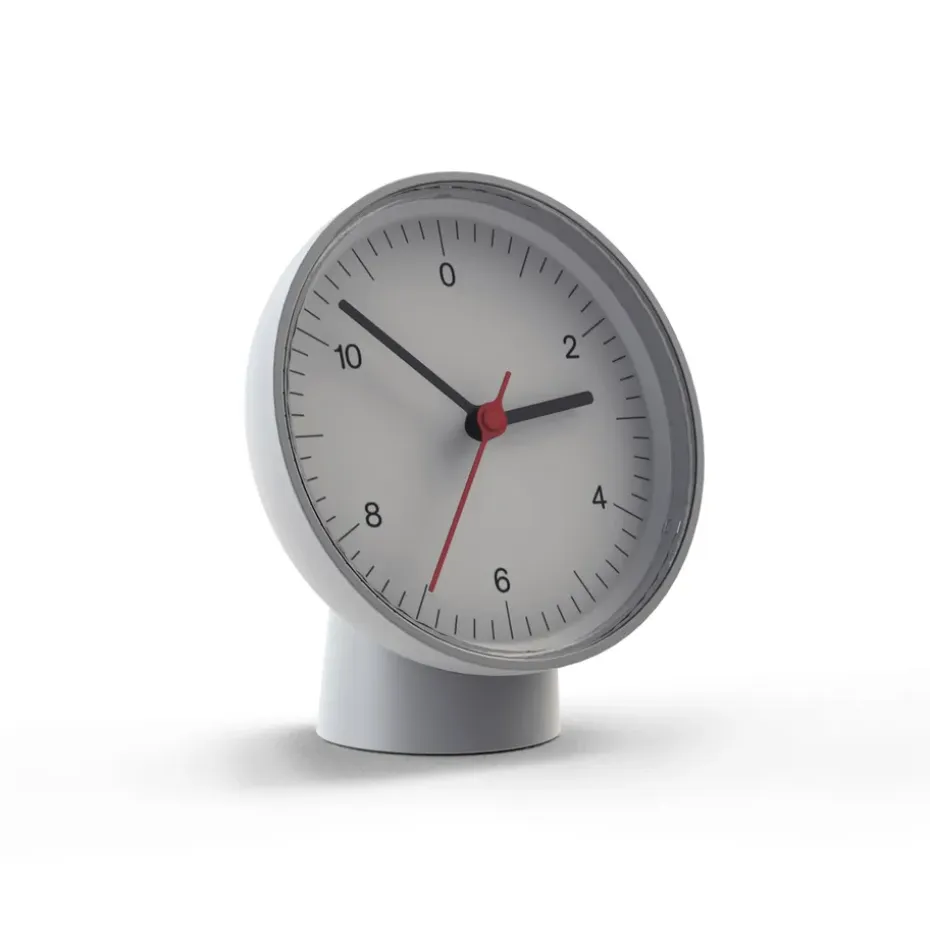 Table Clock vägg/bordsklocka, White