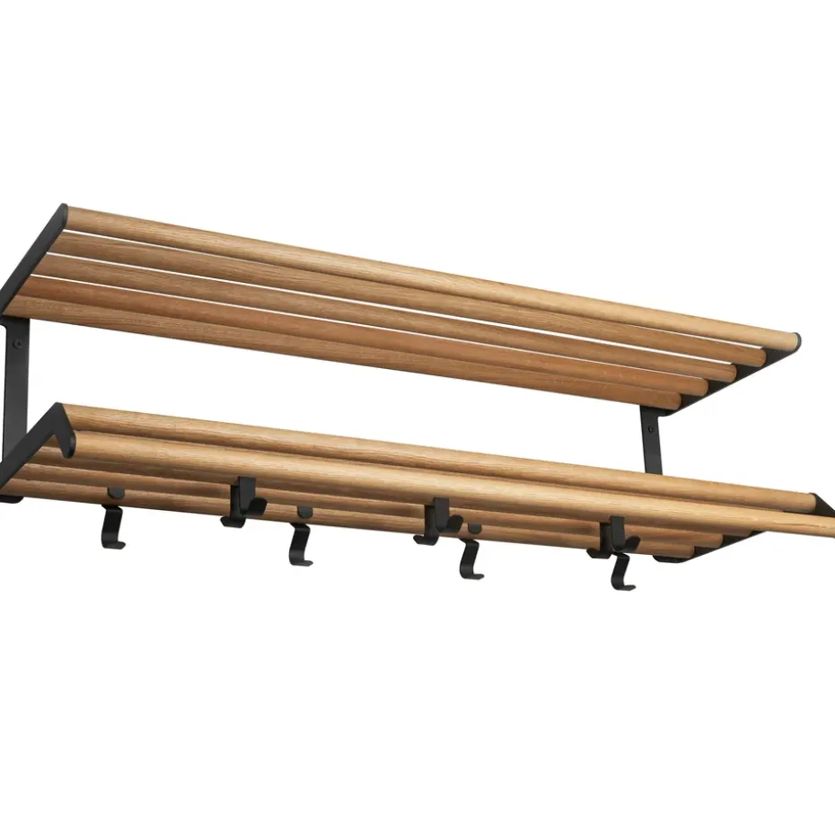 Tamburin hatthylla 100 cm, Ek-svart