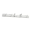 Tamburin kroklist 52,5 cm, Vit-vit