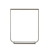 Tati klädhängare, bronze, large, carrara marmor