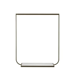 Tati klädhängare, bronze, large, carrara marmor