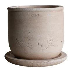 Terra kruka, Sand, Ø18x18 cm