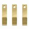 Thapsus krok 3-pack, Borstad mässingsfinish