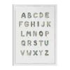 The alphabet watercolour poster, 50x70 cm