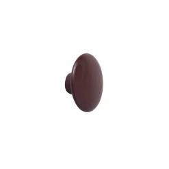 The Dots klädkrok burgundy, Ø9 cm