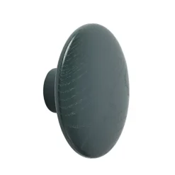 The Dots klädkrok dark green, Ø13 cm