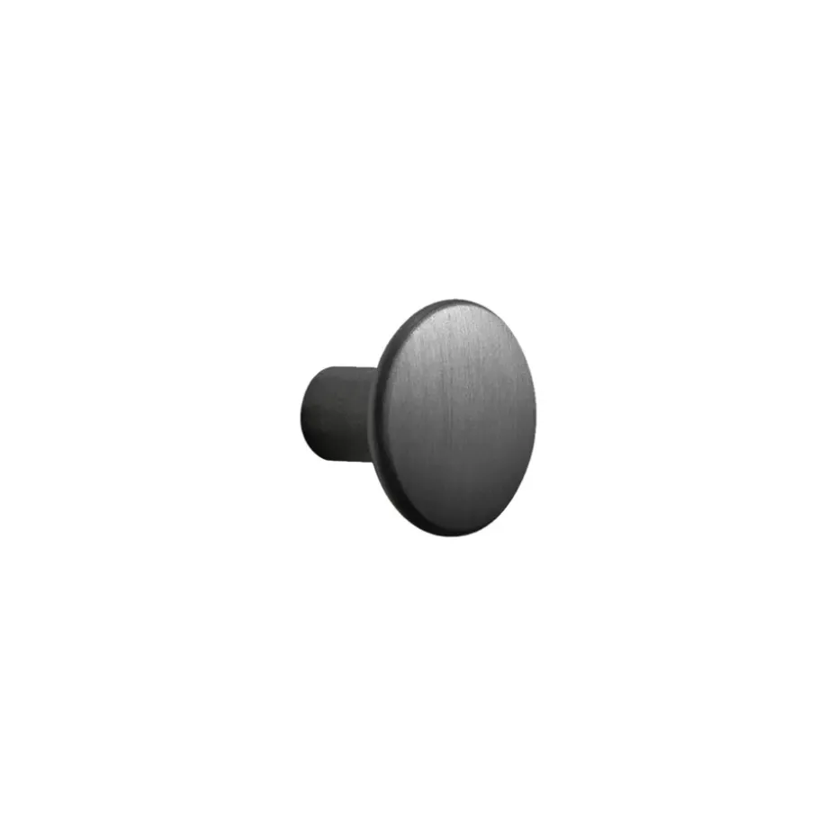 The Dots klädkrok metall Ø2,7 cm, Black