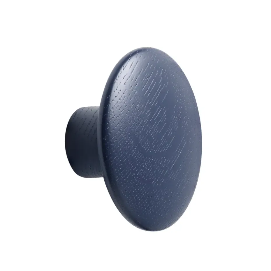 The Dots klädkrok midnight blue, Ø9 cm