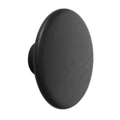 The Dots klädkrok svart, Ø17 cm