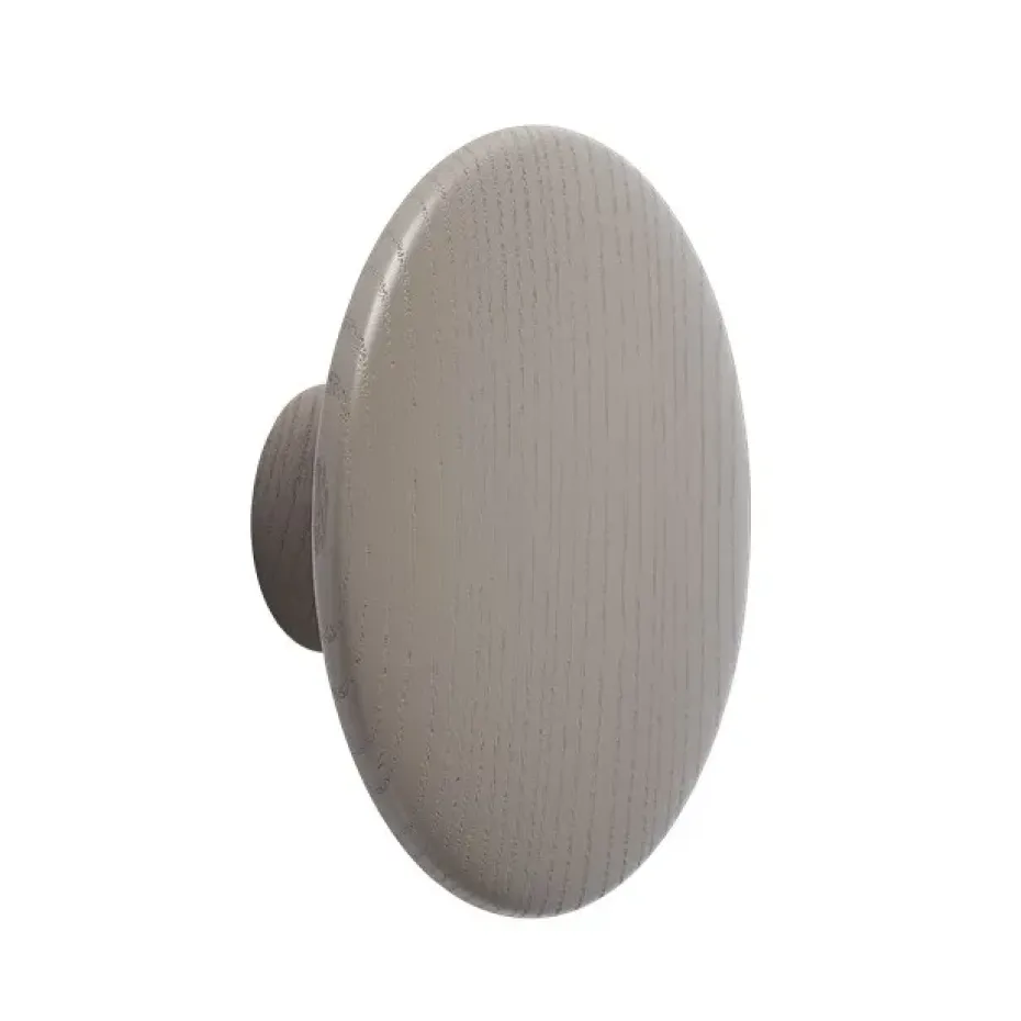The Dots klädkrok taupe, Ø13 cm