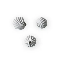 The Genesis Shells skulptur 3-pack, Limestone